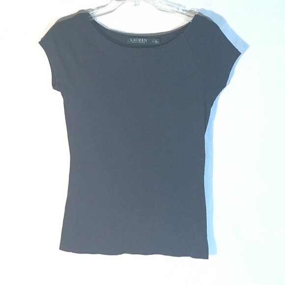 Ralph Lauren Green Label Women Blue Short Sleeve Top - Picture 1 of 6